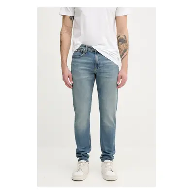 Džíny Calvin Klein Jeans pánské, modrá barva, J30J327537