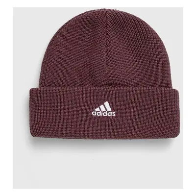 Dětská čepice adidas Performance LK BEANIE fialová barva, IY7845