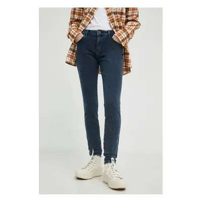 Džíny Wrangler Skinny Milky Way dámské, medium waist