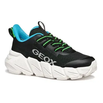 Dětské sneakers boty Geox FLEXYPER FAST černá barva, J46N1A.0149J