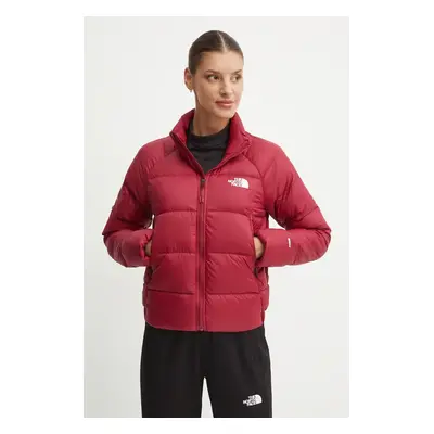 Péřová bunda The North Face Hyalite dámská, vínová barva, přechodná, NF0A3Y4S1IX1