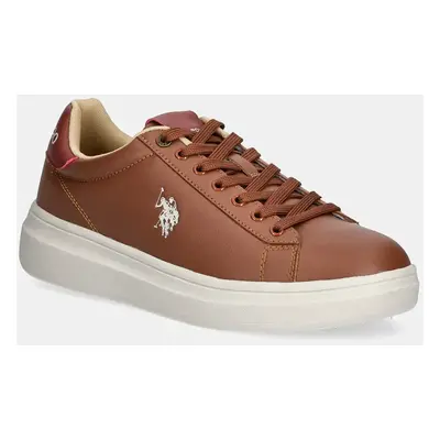 Sneakers boty U.S. Polo Assn. CODY hnědá barva, CODY001M/DY2