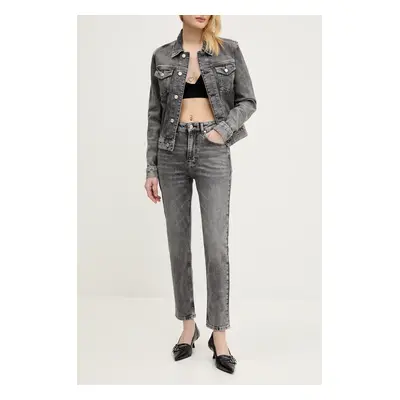 Džíny Moschino Jeans dámské, šedá barva, 0319 3219