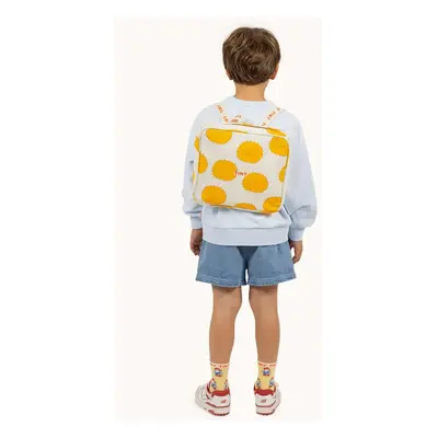 Dětský batoh Tinycottons SUN TODDLER BACKPACK béžová barva, malý, vzorovaný, SS25-402