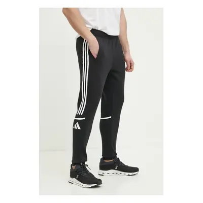 Tepláky adidas Performance Squad 25 černá barva, s aplikací, JE2765