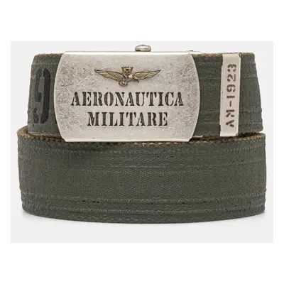 Pásek Aeronautica Militare pánský, zelená barva, CI317CT3585