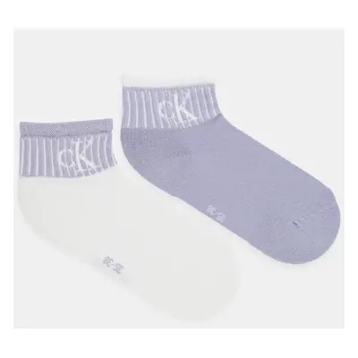 Ponožky Calvin Klein Jeans 2-pack dámské, bílá barva, 701230599