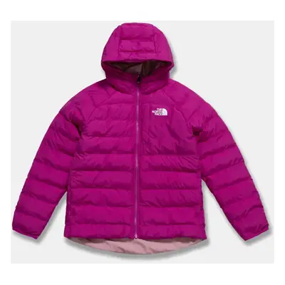 Dětská oboustranná bunda The North Face REVERSIBLE PERRITO HOODED JACKET růžová barva, NF0A88UE1