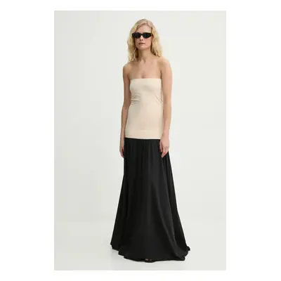 Šaty By Malene Birger MARCIELLA černá barva, maxi, Q72460001