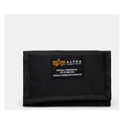 Peněženka Alpha Industries Crew Wallet II černá barva, 146940