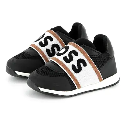 Dětské sneakers boty BOSS černá barva, J52157