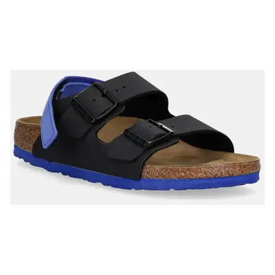 Dětské sandály Birkenstock Milano černá barva, 1029469