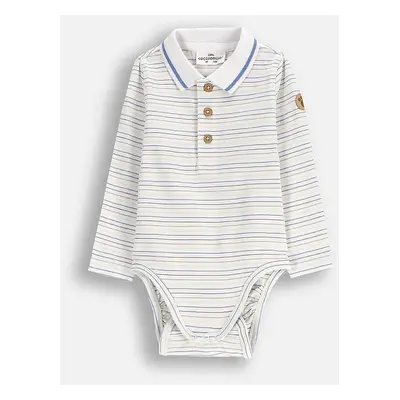 Kojenecké body Coccodrillo MONOCHROME BOY NEWBORN