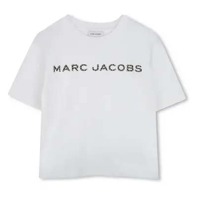 Dětské bavlněné tričko Marc Jacobs bílá barva, W60463