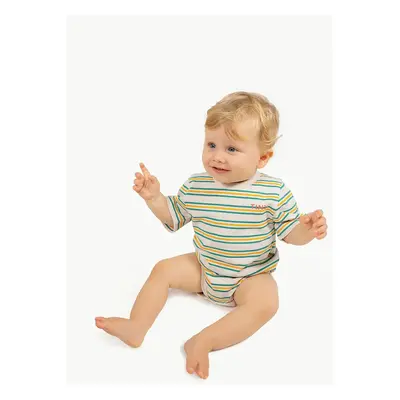 Bavlněné kojenecké body Tinycottons STRIPES MULTICOLOR BODY SS25-124