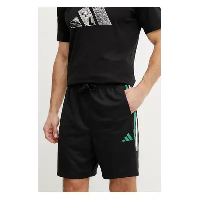 Kraťasy adidas Tiro pánské, černá barva, JC8062