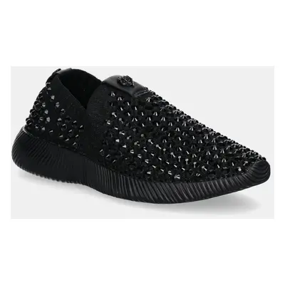 Sneakers boty Kurt Geiger London Lorna Crystal černá barva, 3940700609