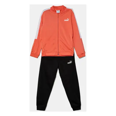 Dětská tepláková souprava Puma Poly Baseball Suit růžová barva, 686302