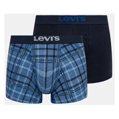 Boxerky Levi's 2-pack tmavomodrá barva, 37149-1105