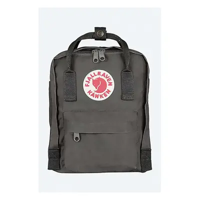 Batoh Fjallraven Kanken Mini šedá barva, malý, s aplikací, F23561.46-46