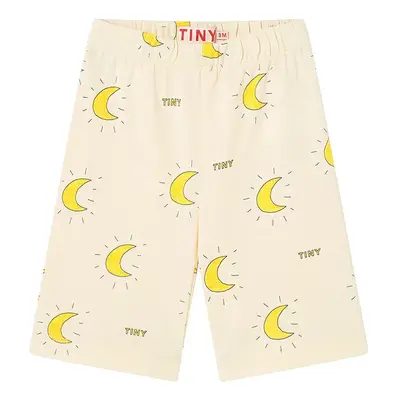 Dětské bavlněné kalhotky Tinycottons MIDNIGHT SUN BABY PANT žlutá barva, SS25-024