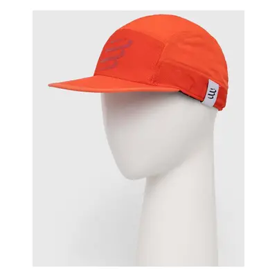 Kšiltovka Compressport 5 Panel Light Cap červená barva, vzorovaná, CU00097B