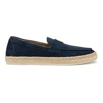 Semišové espadrilky Geox U COSTUNI tmavomodrá barva, U55MRA 00022 C4064