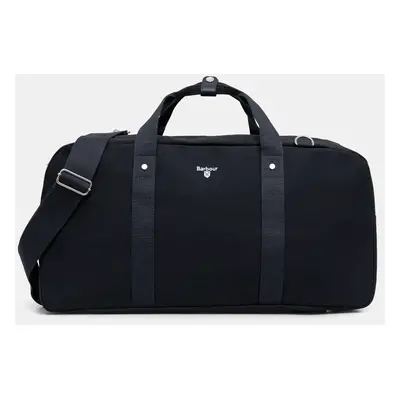 Bavlněná taška Barbour Cascade Holdall tmavomodrá barva, UBA0550