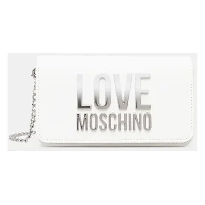 Kabelka Love Moschino bílá barva, JC5728PP0MKD0100