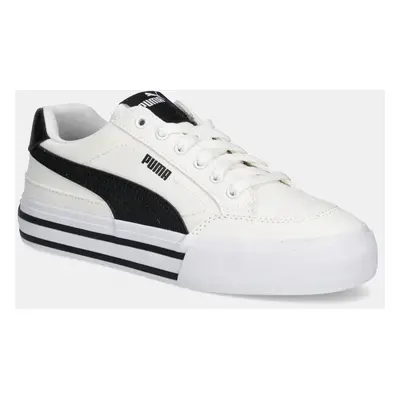 Dětské tenisky Puma Court Classic Vulc FS JR bílá barva