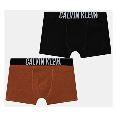 Dětské boxerky Calvin Klein Underwear 2-pack šedá barva, B70B700509