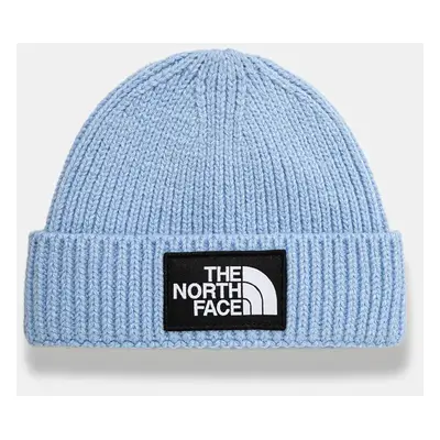 Dětská čepice The North Face BABBOX LOGO BEANIE modrá barva, NF0A7WFM1I51