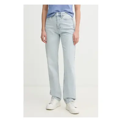 Bavlněné džíny Calvin Klein Jeans dámské, high waist, J20J225132