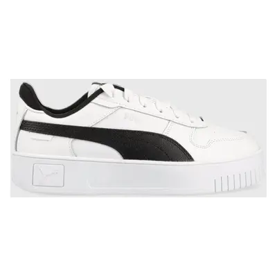 Sneakers boty Puma Carina Street bílá barva, 389390