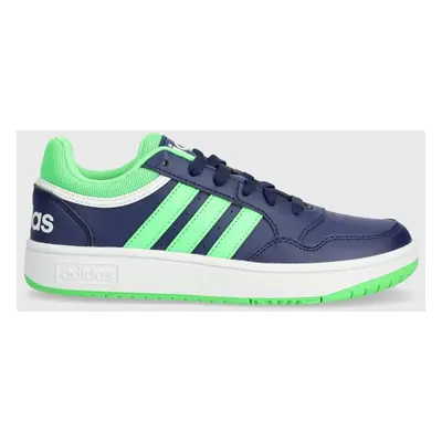 Dětské sneakers boty adidas Originals HOOPS 3.0 K zelená barva