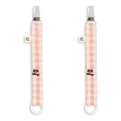 Klip / přívěšek na dudlík Konges Sløjd 2 PACK PACIFIER STRAP 2-pack KS101362