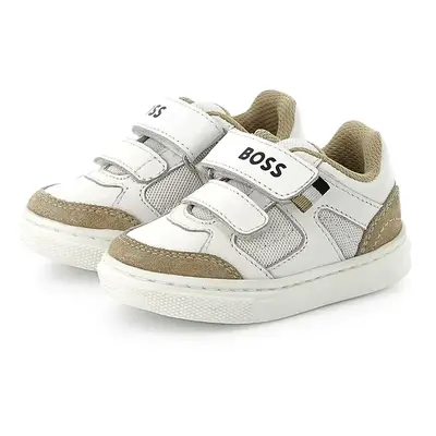 Dětské sneakers boty BOSS bílá barva, J52163