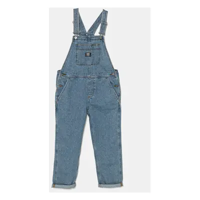 Dětské džínové lacláče Vans Groundwork Denim Overall VN000ME8CDX1