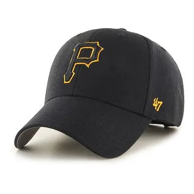 Čepice 47brand MLB Pittsburgh Pirates černá barva, s aplikací