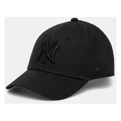 Dětská bavlněná kšiltovka New Era NEW YORK YANKEES černá barva, s aplikací, 12053099