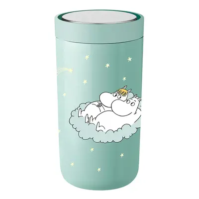 Termohrnek Stelton To Go Click x Moomin 200 ml tyrkysová barva