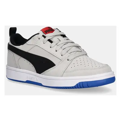 Dětské sneakers boty Puma Rebound V6 Lo MID 90s šedá barva, 400636