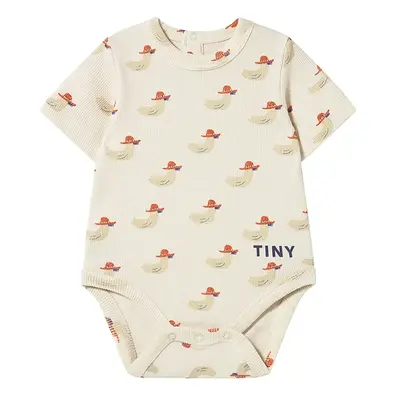 Kojenecké body Tinycottons DUCKS RIB BODY SS25-359