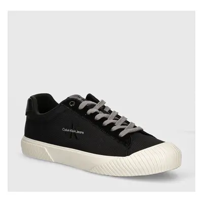 Tenisky Calvin Klein Jeans SKATER VULC LOW MTR pánské, černá barva, YM0YM01000