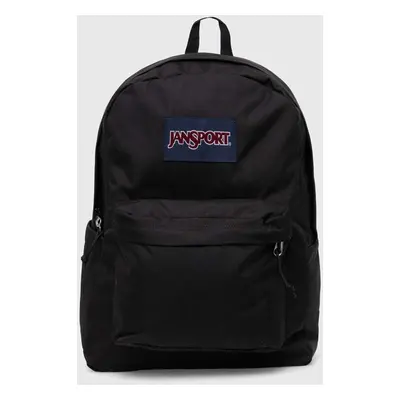 Batoh Jansport černá barva, velký, s aplikací