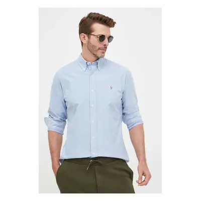 Bavlněná košile Polo Ralph Lauren regular, s límečkem button-down, 710792041