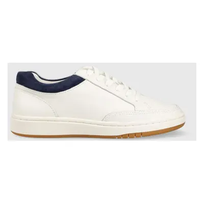 Kožené sneakers boty Lauren Ralph Lauren Hailey bílá barva, 802891469002