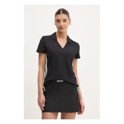 Polo tričko Dkny černá barva, DP5T1212