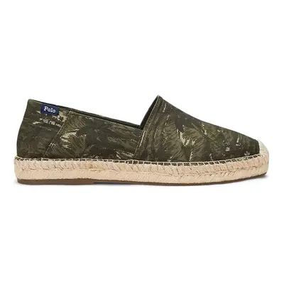 Espadrilky Polo Ralph Lauren Cevio Slip zelená barva, 803961285002