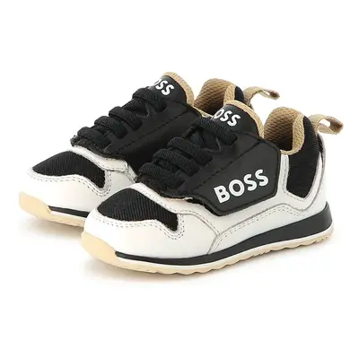 Dětské sneakers boty BOSS černá barva, J52166